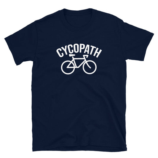 Cycopath Fahrrad T Shirt lustiger Spruch für Radfahrer und Bike Fans